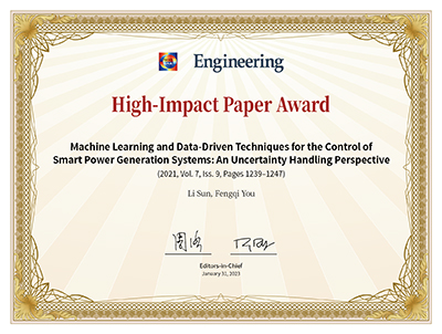 high impact paper award