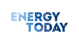 Energy Today in blue gradient text on white background